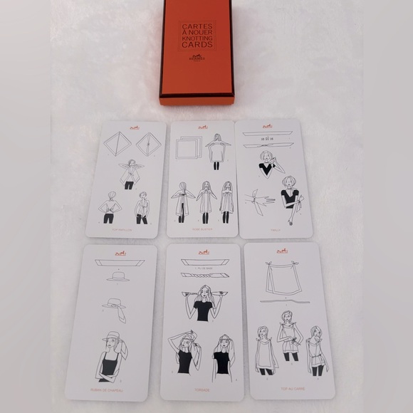 HERMES Limited Edition Knotting Cards, HERMES box, Authenticity Card - Picture 4 of 5